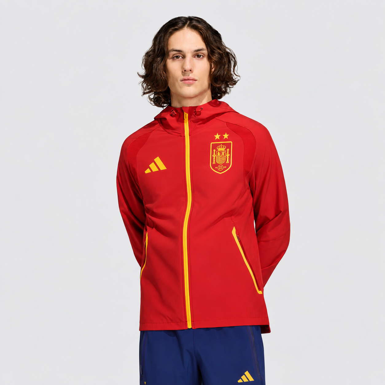 Spain 26 Winner Cortavientos con cierre de cremallera